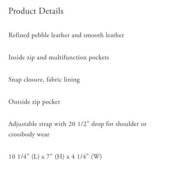 COACH Remi Whipstitch Daisy Embellished Leather Crossbody Shoulder Handbag - Picture 15 of 15